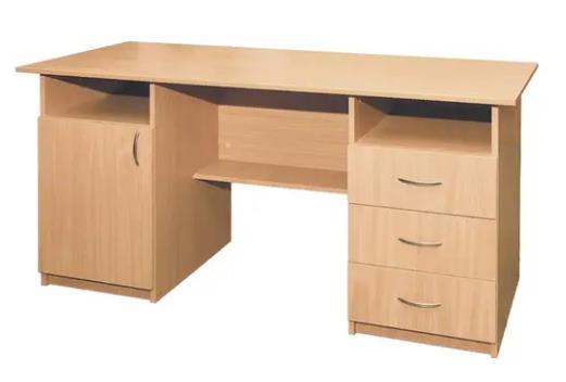 Стіл письмовий з трьома шухлядами БРІК 1500х600х750 мм